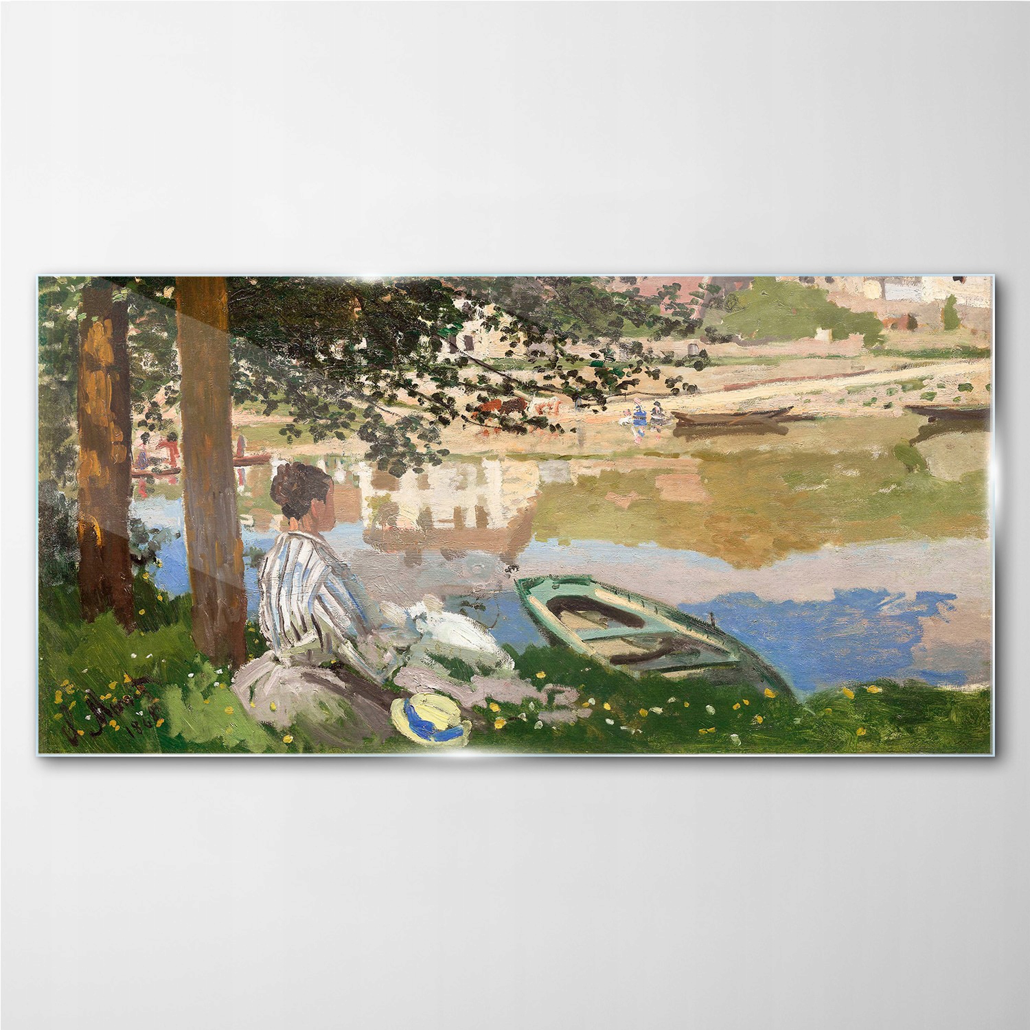 

Obraz szklany Sekwana bennecourt Monet 140x70 cm
