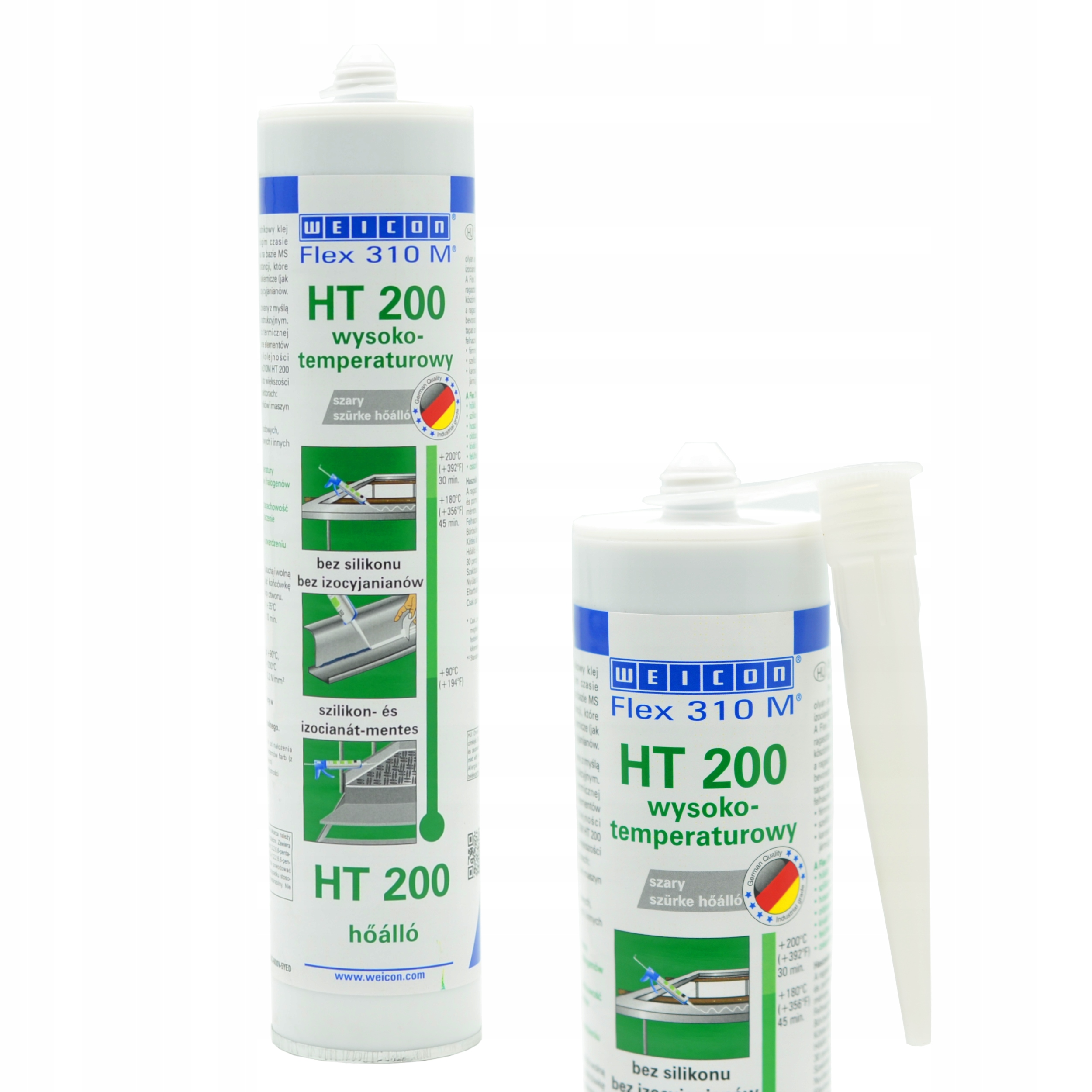 Weicon Flex 310 M Ht 200 Klej Polimerowy Uszczelniacz Szary Kartusz 310 ML