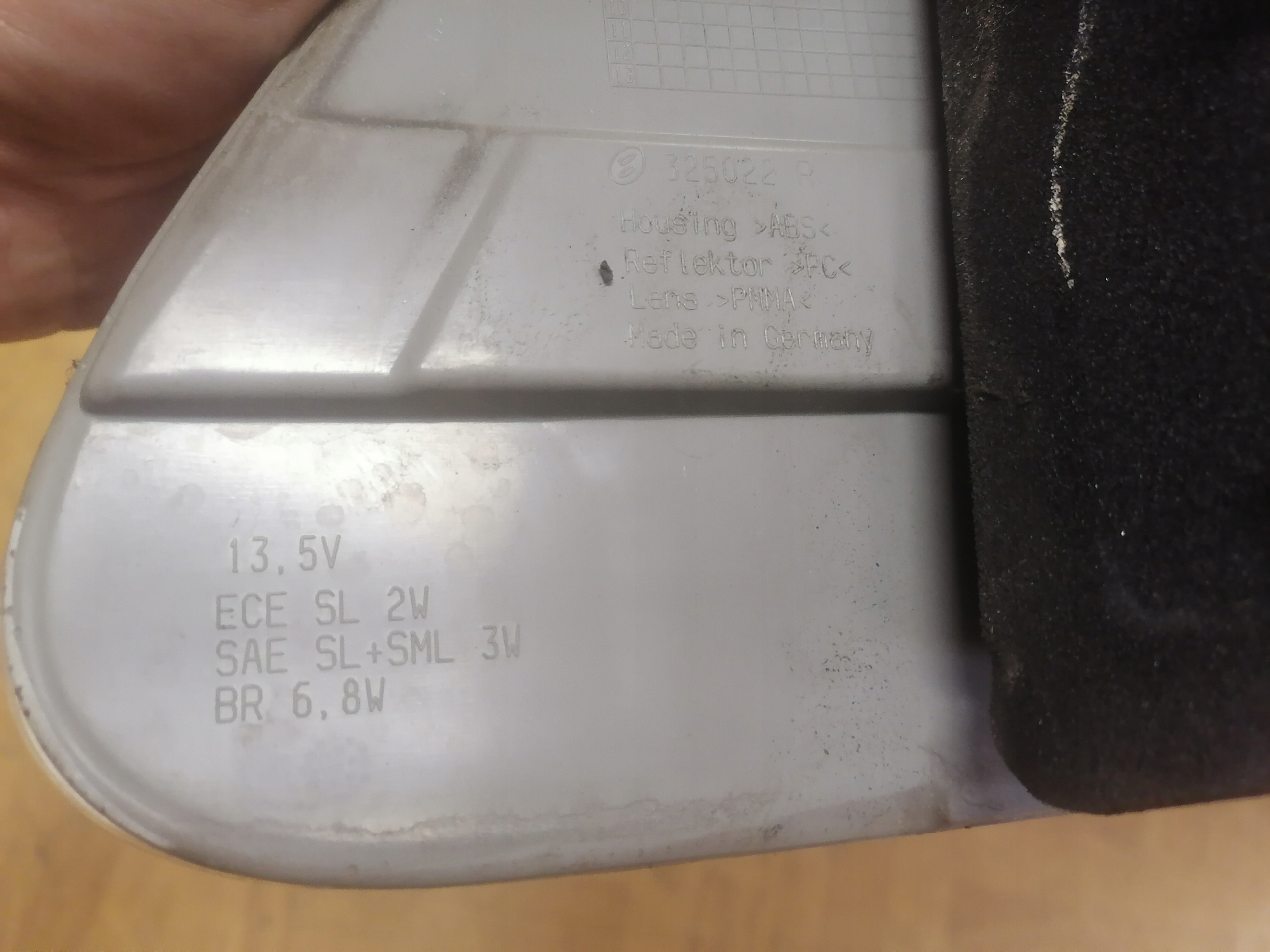 light right rear part BMW E65 LIFT without MODULU