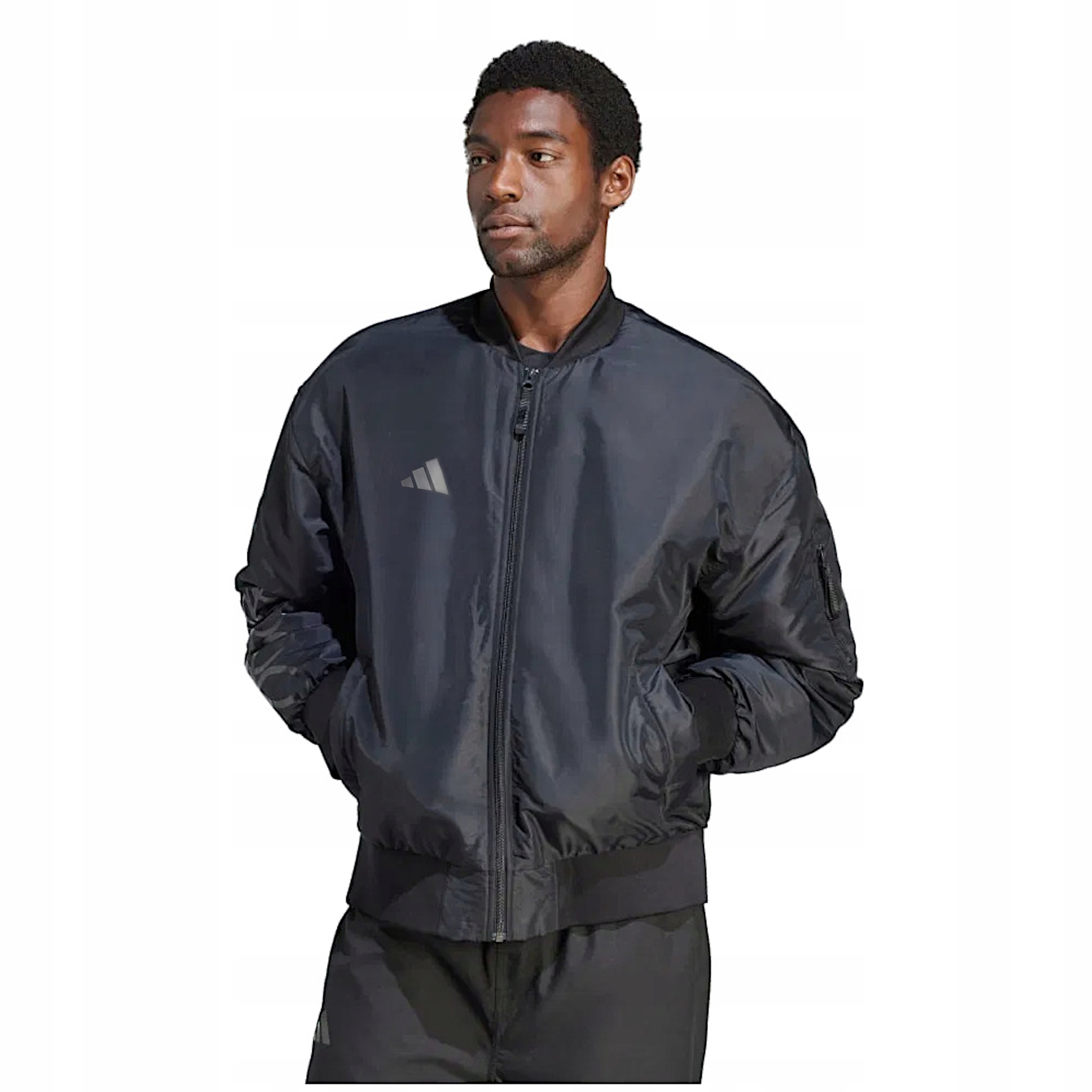 Kurtka męska Adidas bomberka przejsciowa wiosenna flayers flek krótka L