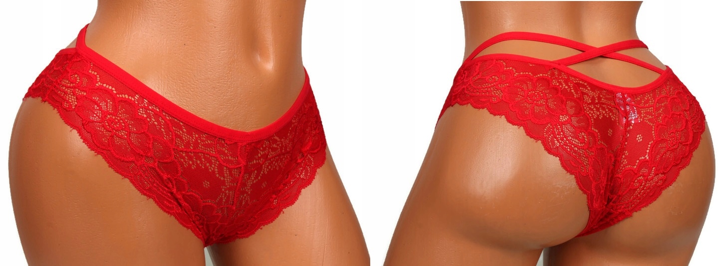 6x MAJTKI DAMSKIE FIGI STRINGI KORONKOWE L Fason Stringi