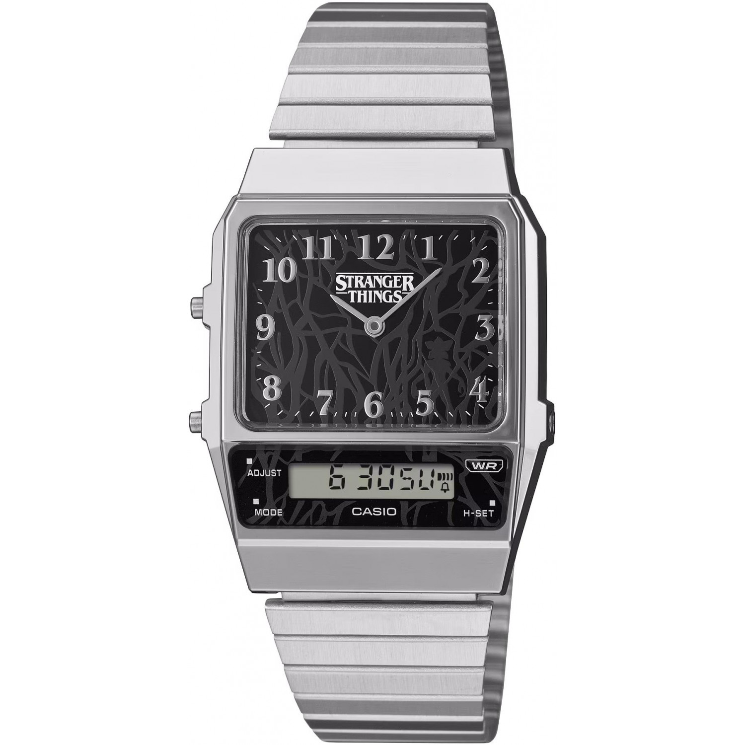 Hodinky Casio Vintage AQ-800EST-1AER stříbrný náramek