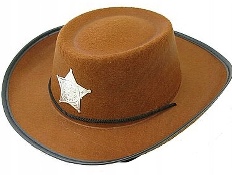 Kovbojský klobúk kovboj šerif prevlek S