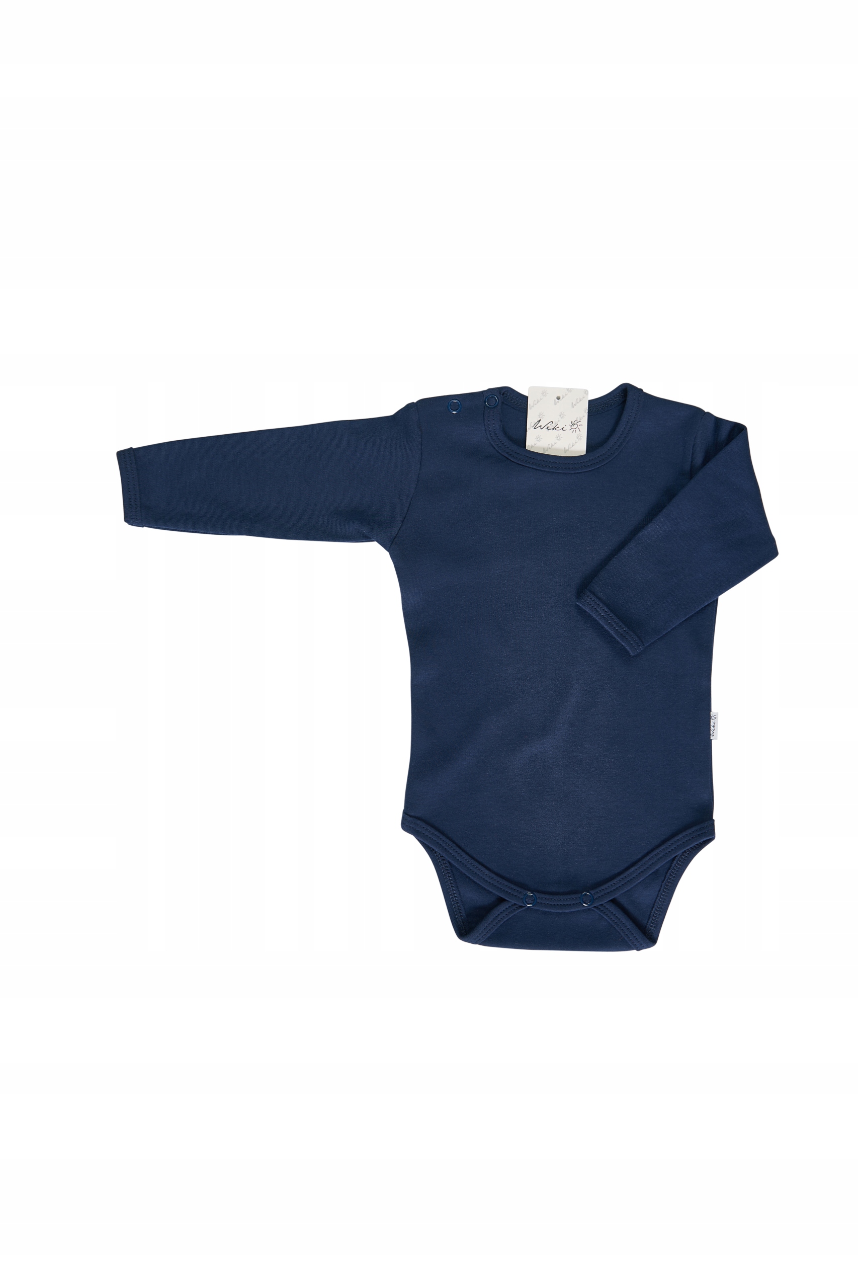 Body długi rękaw R: 68 kolor granatowy Wiki