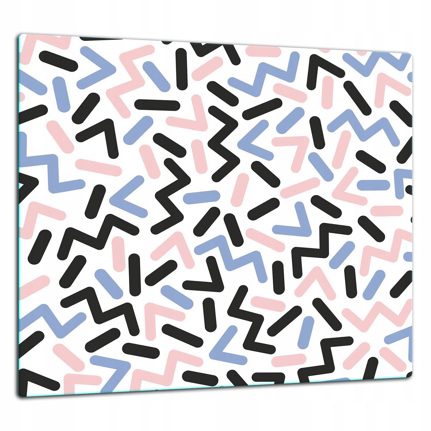 Skleněná Ochranná Deska Panel Lepidlo 65x60 Vzor Lacobel 7v1