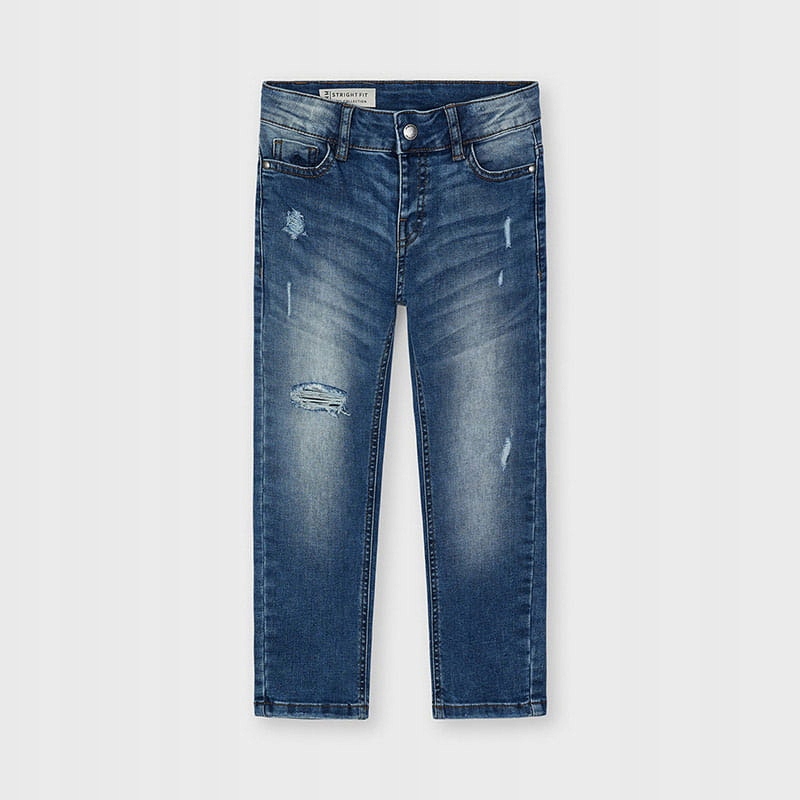 Chlapčenské nohavice MAYORAL 3568 svetlé džínsy - 110