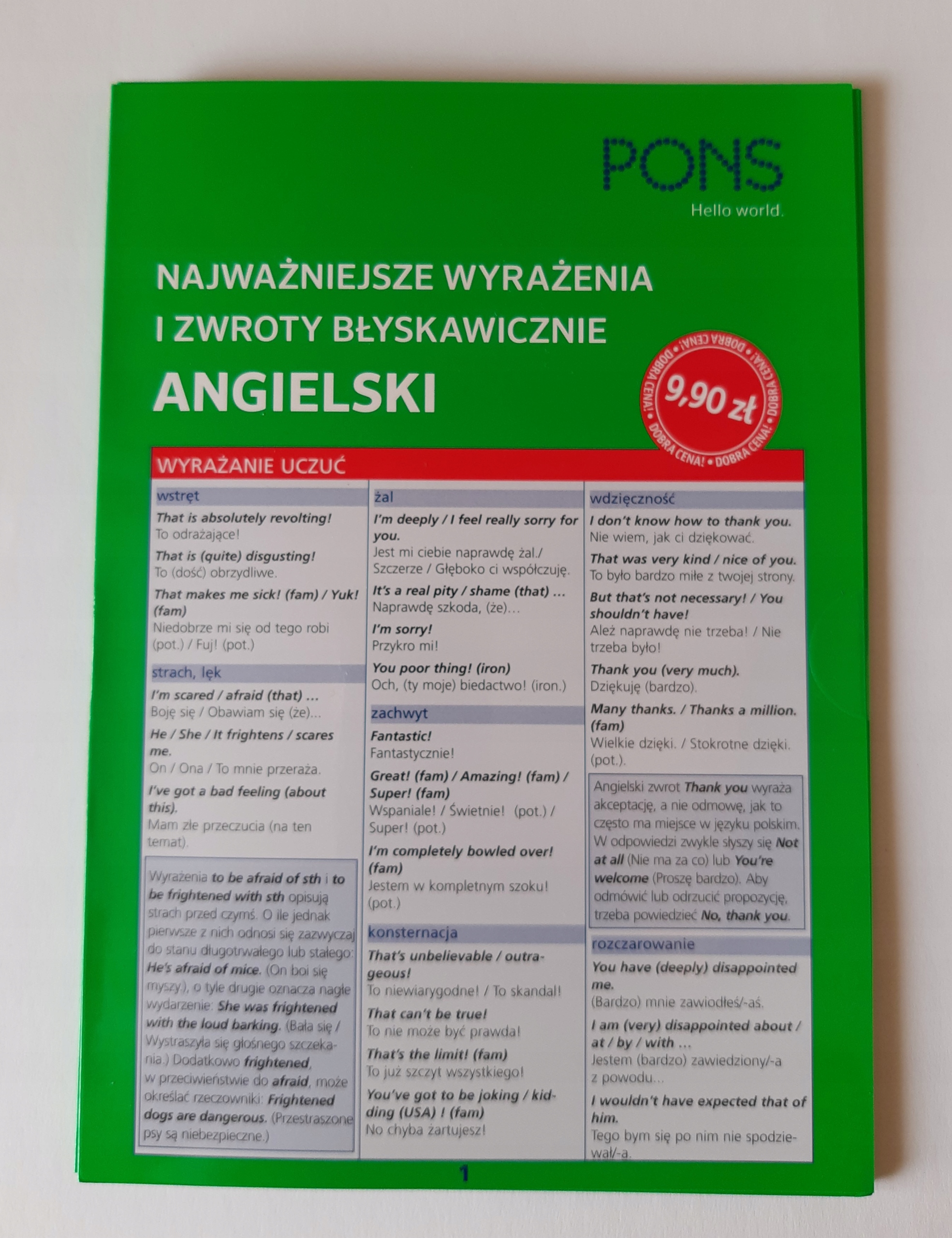 NAJWAŻNIEJSZE WYRAŻENIA I ZWROTY ANGIELSKI - PONS