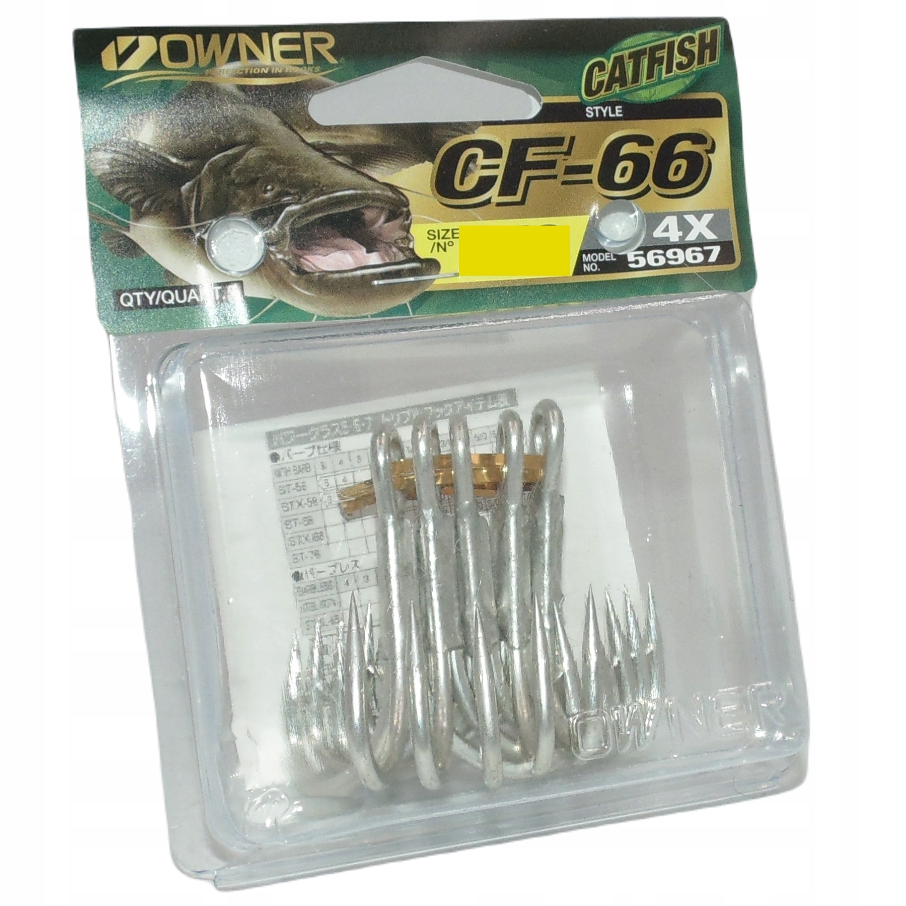

Mocne Kotwice Na Suma Owner CF-66 3/0 5 Szt
