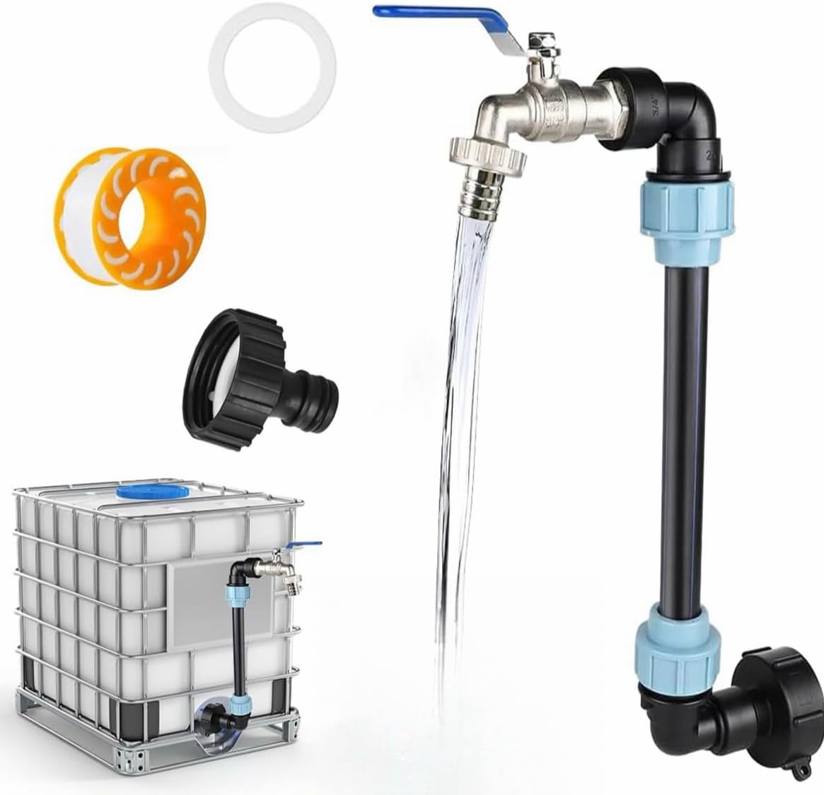 Kohoutek Ibc 3/4 Palce Labutí Krk Pro Nádrž 1000 L