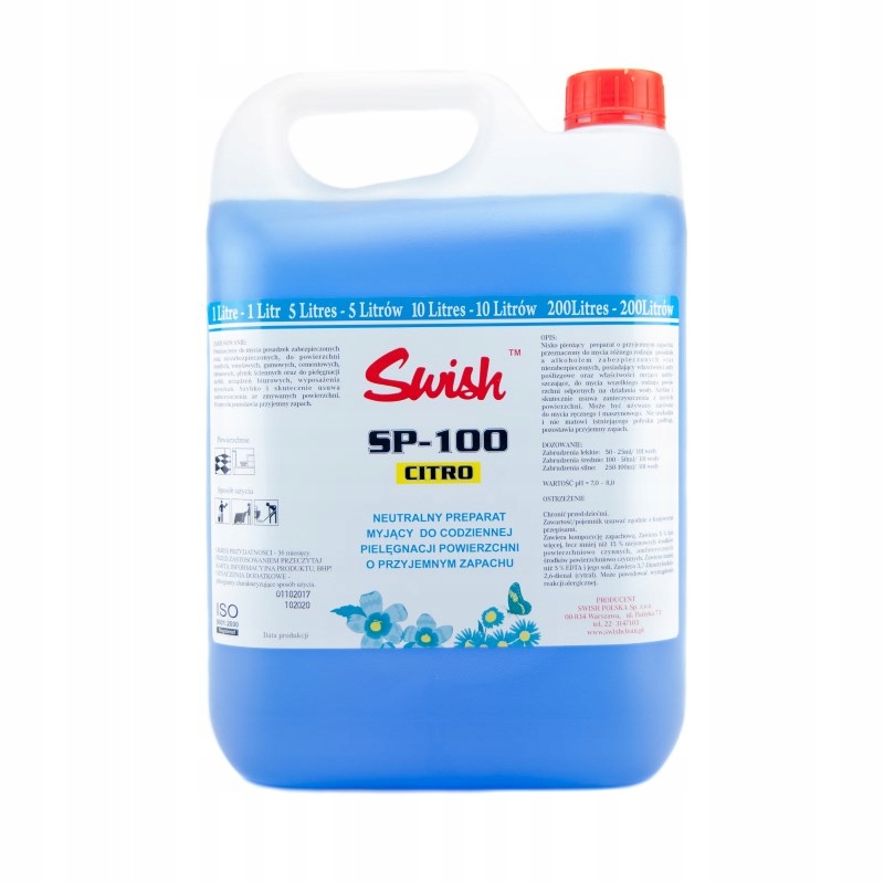 

Swish SP-100 Citro – Mycie codzienne, Płyn 5 l