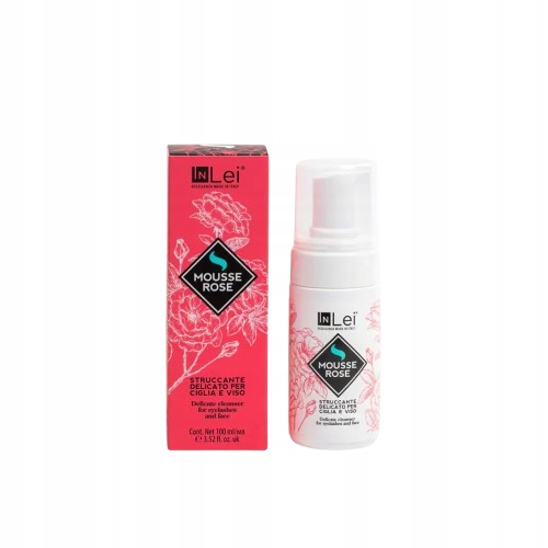 Pěna na mytí řas Inlei Mousse Rose 100 ml