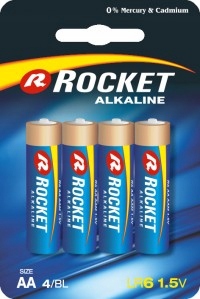 4x Bateria Alkaliczna Rocket Alkaline AA LR06 LR6
