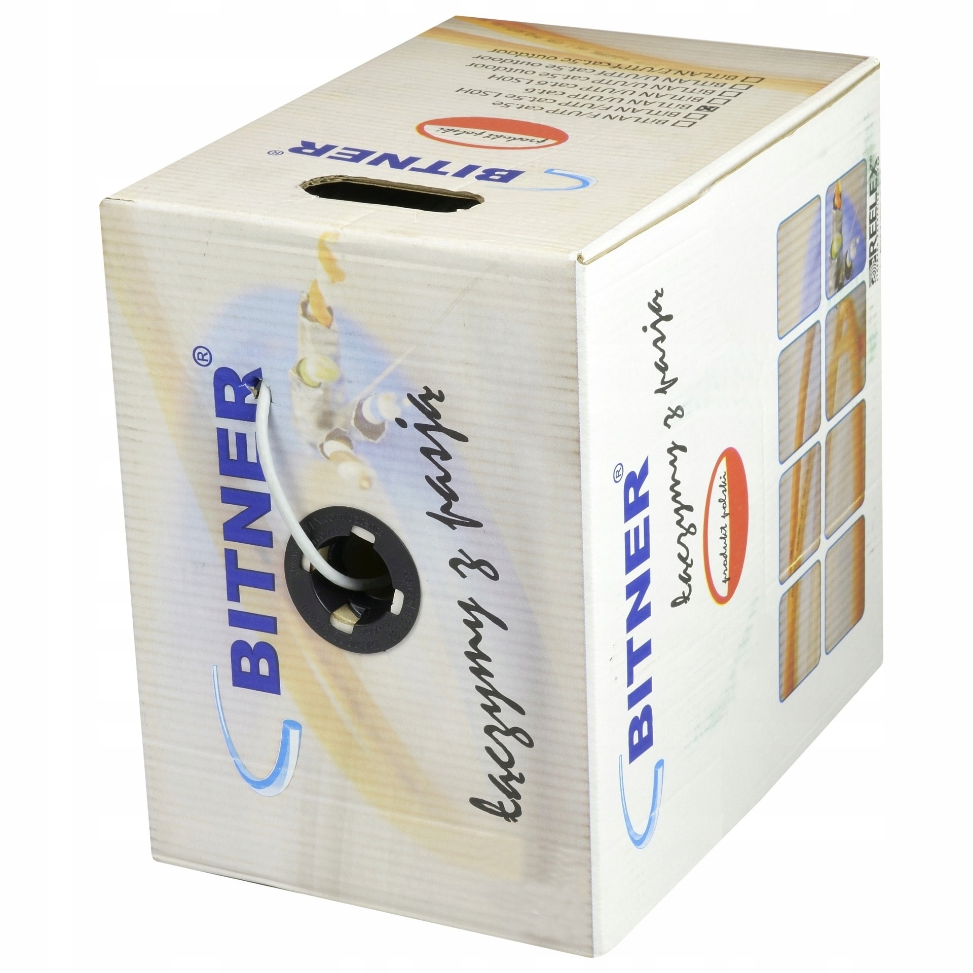 Kabel przewód skrętka UTP kat 6 Bitner 305m