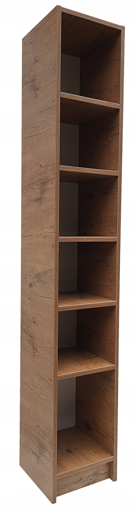 REGAŁ NA KSIĄŻKI I SEGREGATORY BIUROWY DĄB LANCELOT 30x30x180cm Marka SmartDesk