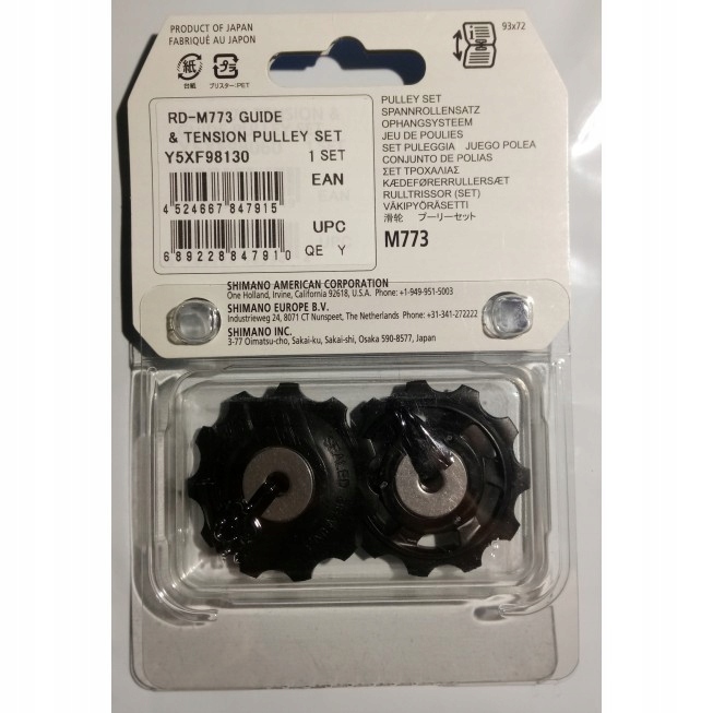 SHIMANO Kółka przerzutki RD-M786 Y5XF98130 ORYGIN Kod producenta RDM773