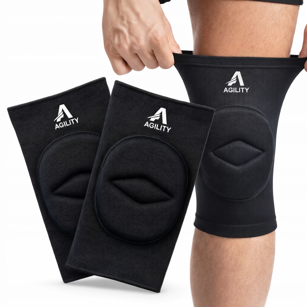 OCHRANIACZE NA KOLANA NAKOLANNIKI CZARNE AGILITY