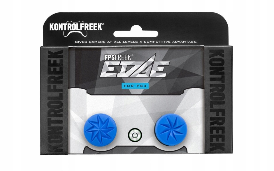 Nakładki gumki na gałki KontrolFreek FPS EDGE pada PS4 PS5 Niebieskie