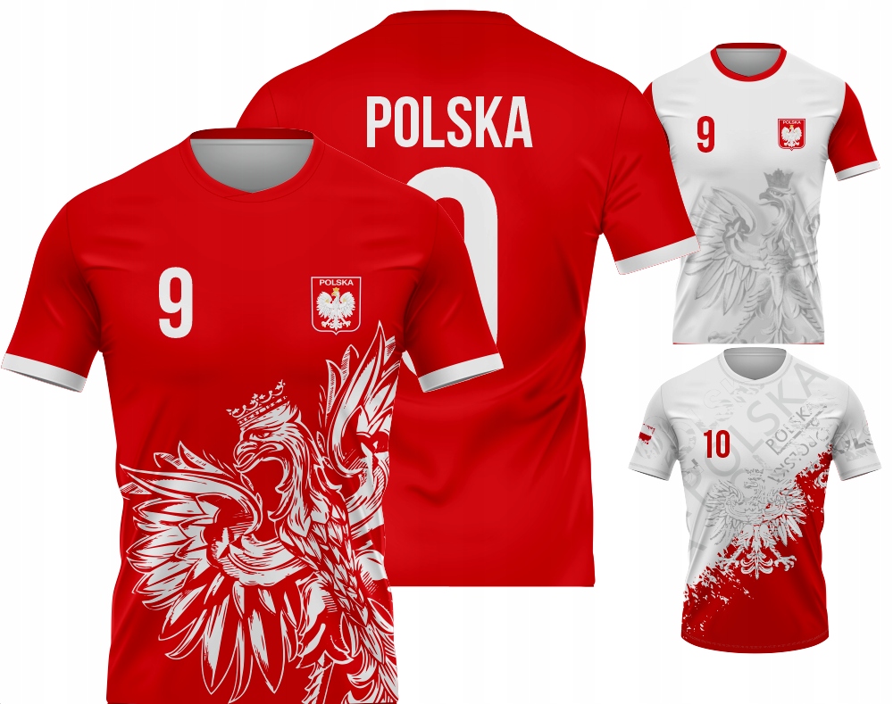 KOSZULKA KIBICA POLSKI KIBIC RĘCZNA NADRUK GRATIS