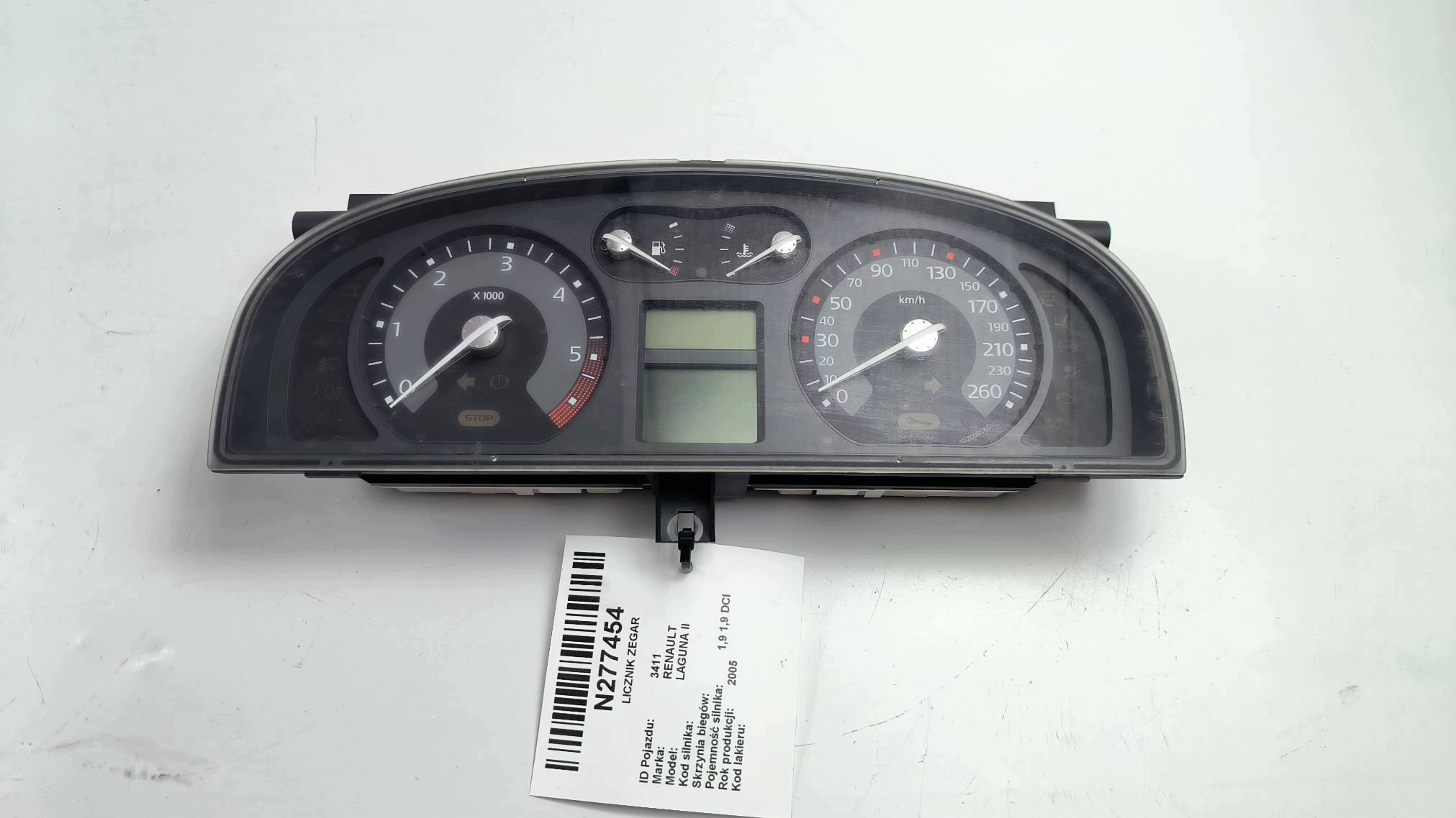 dials clock EU 8200291330 RENAULT LAGUNA II
