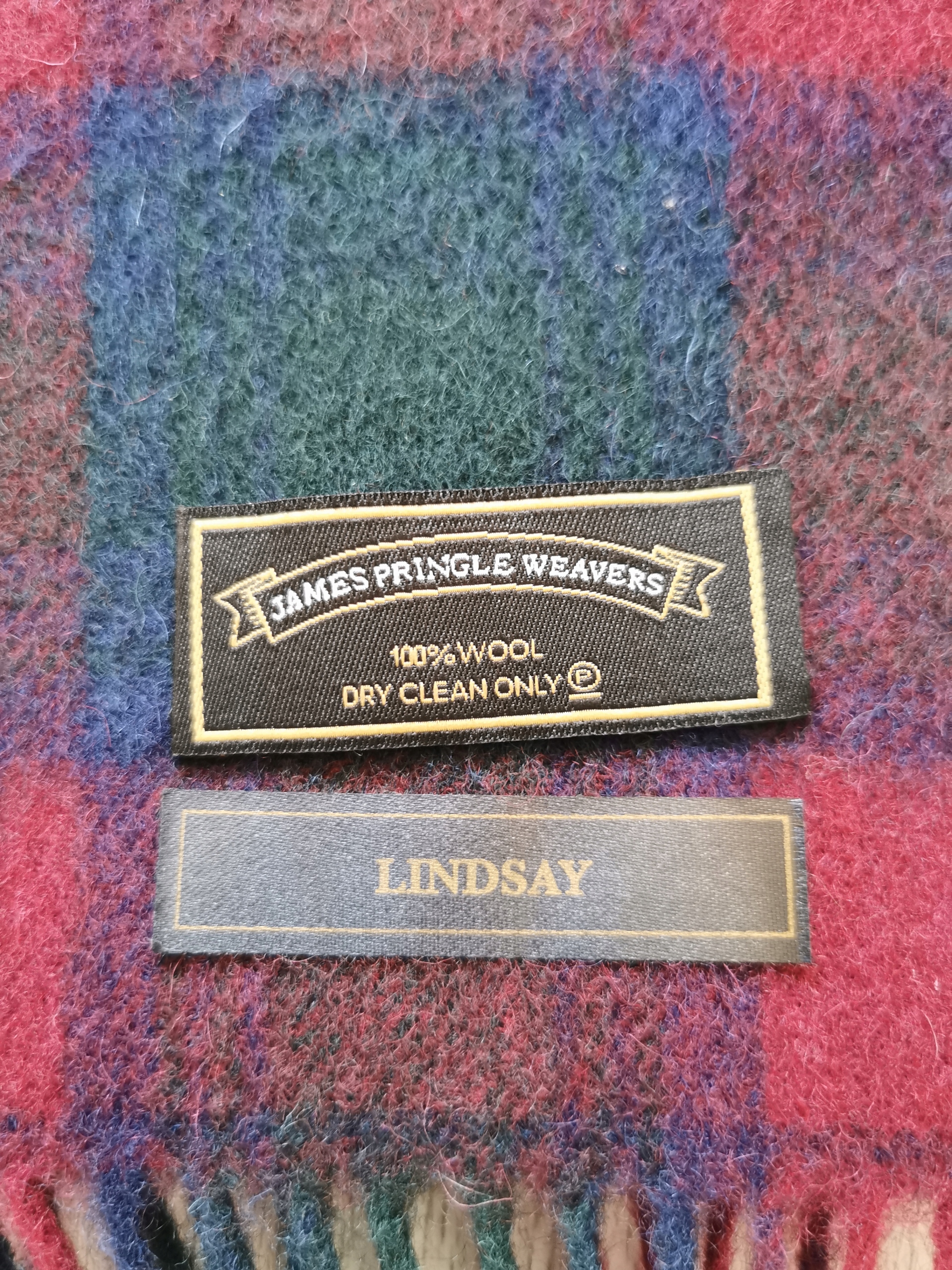 JAMES PRINGLE SZALIK MĘSKI 100% WOOL Materiał dominujący wełna