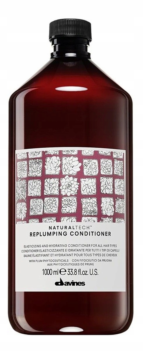 Davines Naturaltech Replumping hydratační kondicionér na vlasy 1000 ml