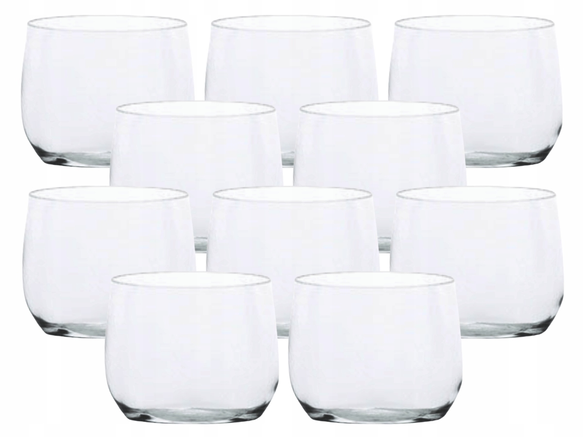 

10x Świecznik szklany do odlewu świec 250ml zestaw