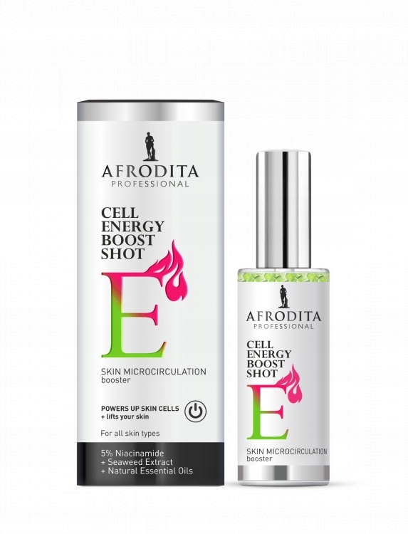 Afrodita Energy Boost Shot rewitalizujący booster mikrokrążenia skóry