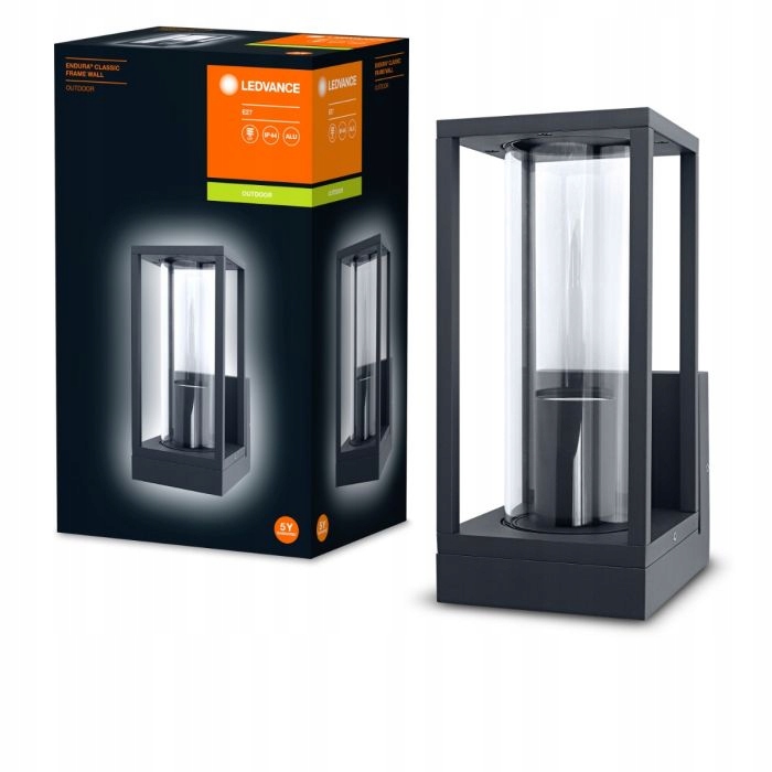 Kinkiet ogrodowy Endura Classic Dark Grey E27 Max 60W IP44 Ledvance