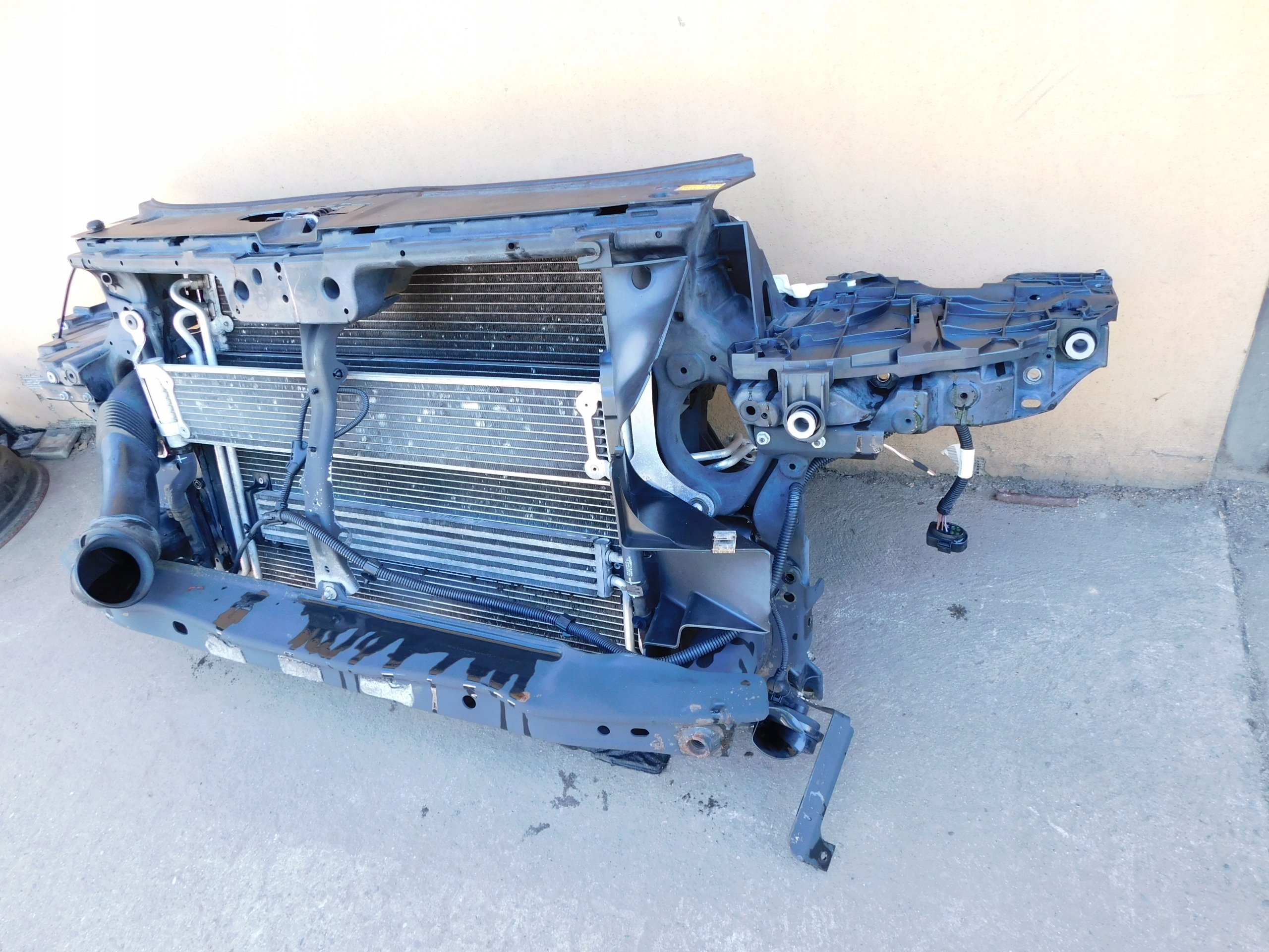 support panel for radiators VW Touareg 3.0 pillar radiator fans komplet ORYG