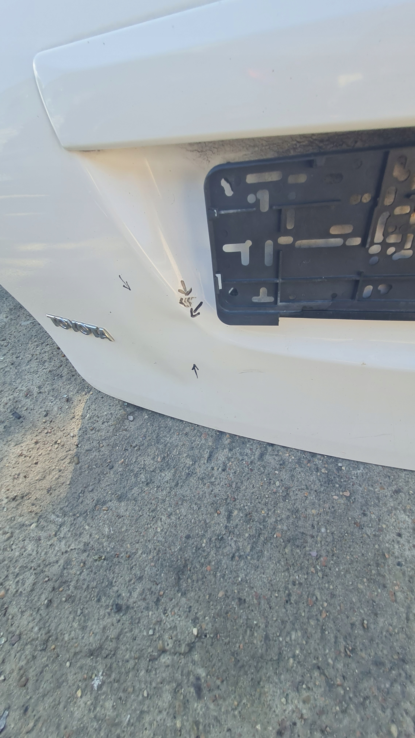 TOYOTA VERSO 09- KLAPA BAGAŻNIKA Typ samochodu Samochody osobowe