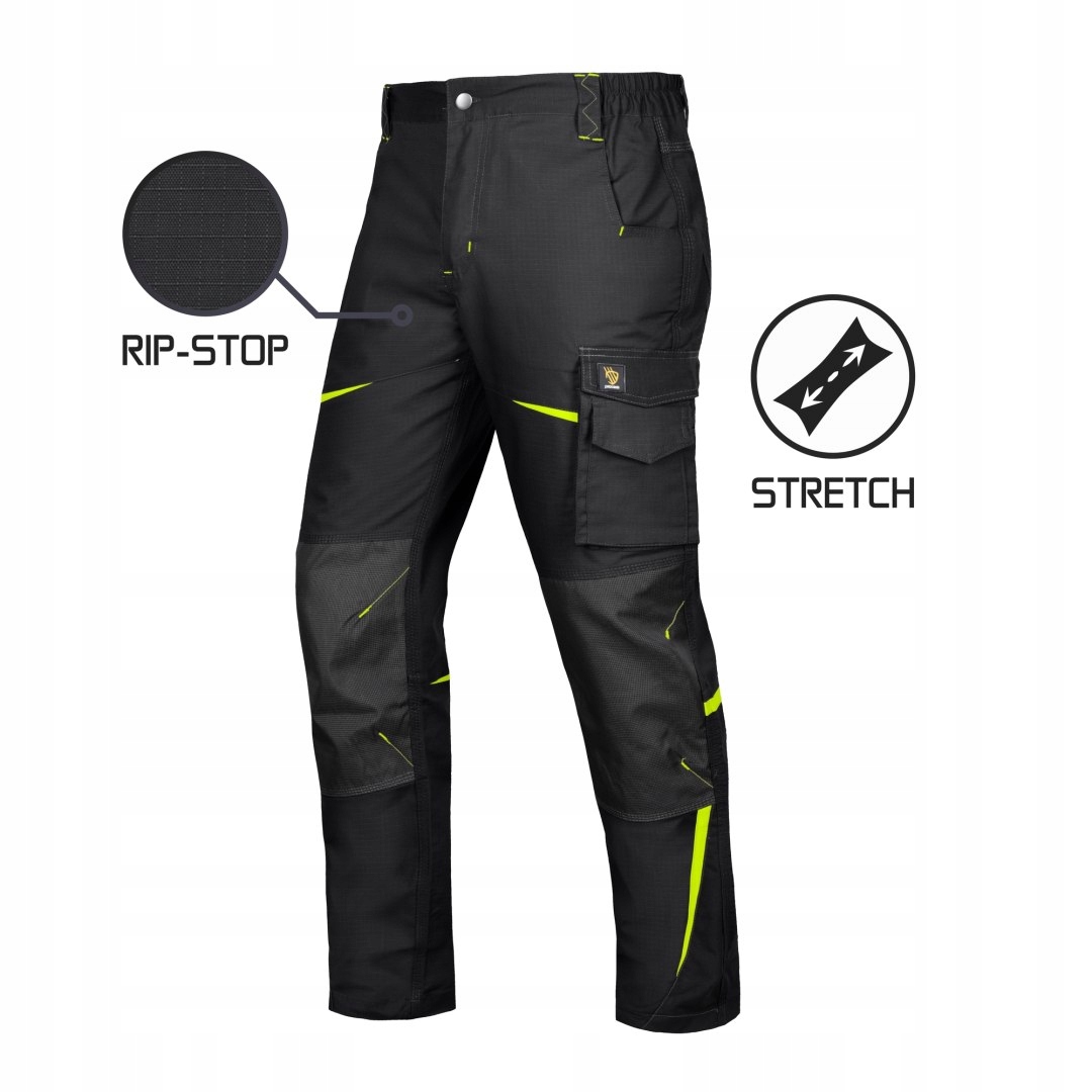 Spodnie Do Pasa Titanfit Rip-stop Stretch Black Rozm. 52