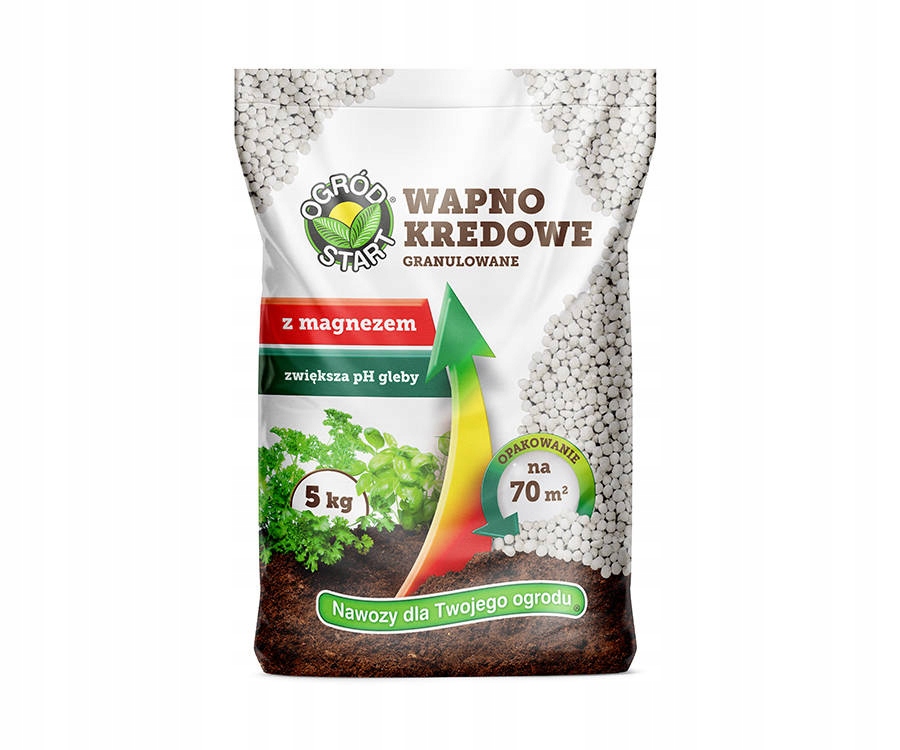 

Wapno kredowe ogrodowe Ogród start 5kg Z Magnezem