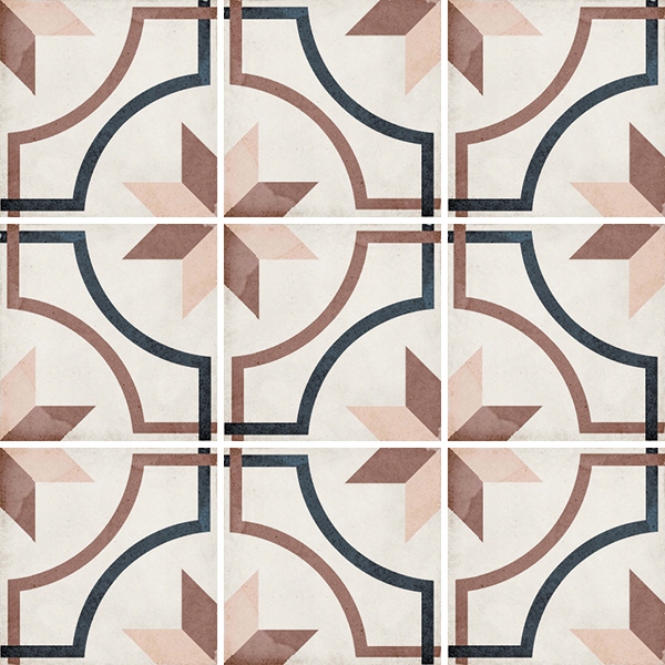 PŁYTKI PODŁOGOWE PATCHWORK 20X20 KOLOROWE RETRO