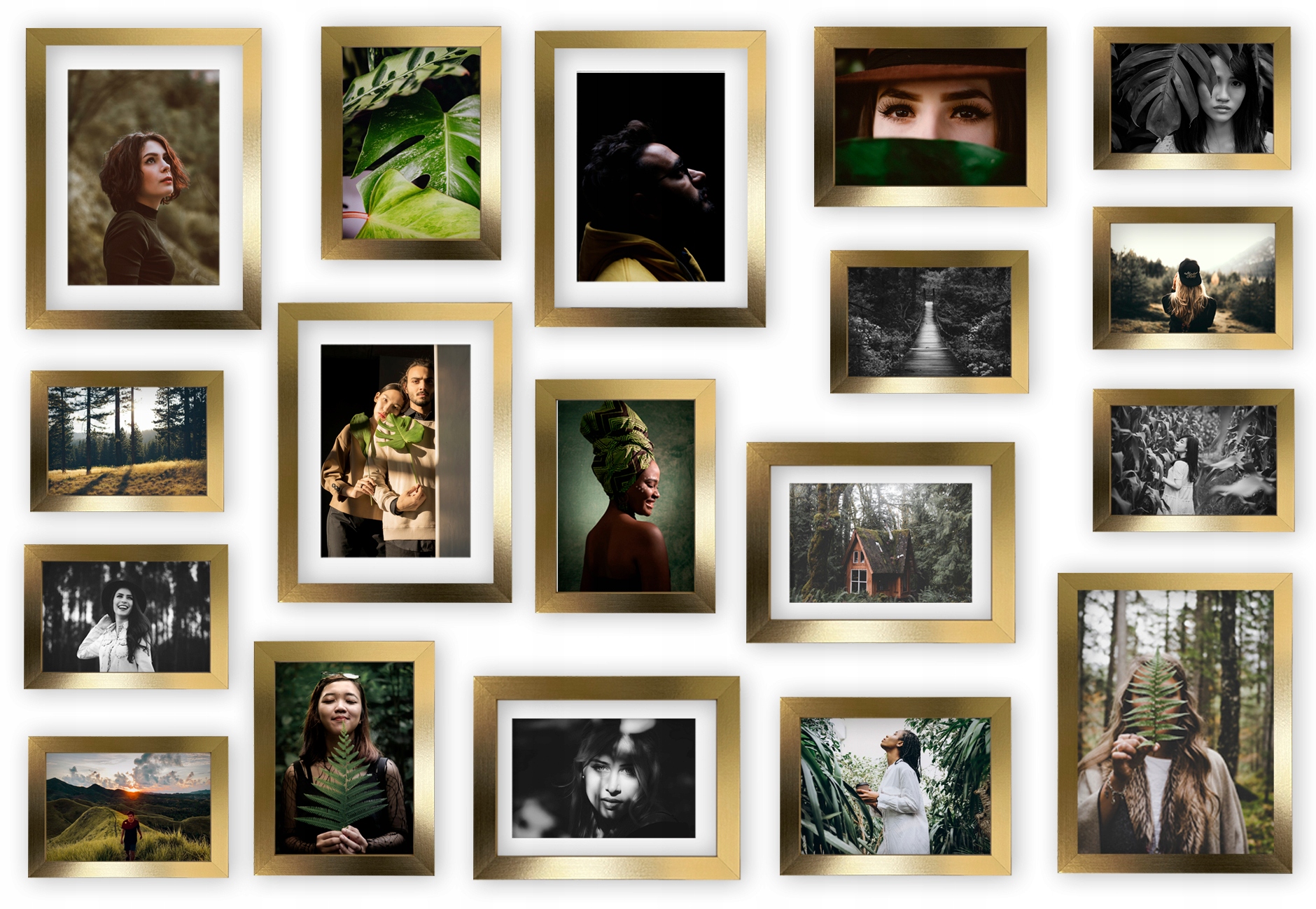 Multirama Madrid Sada fotorámečků zlatá