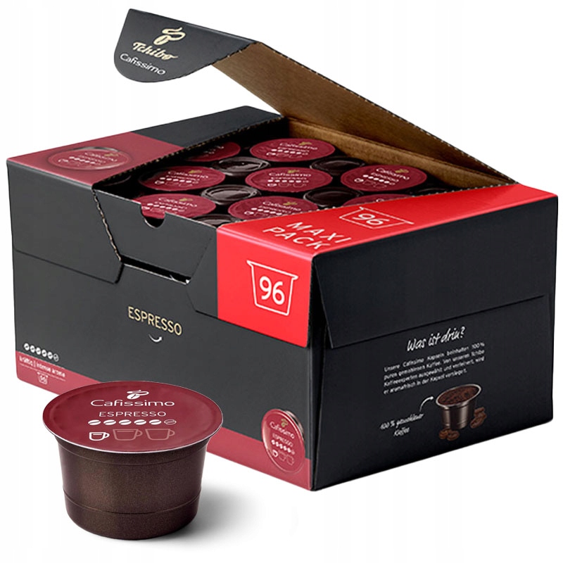 Kapsułki Tchibo Cafissimo Espresso Kraftig Intense Aroma 96szt x 7,5g mocna