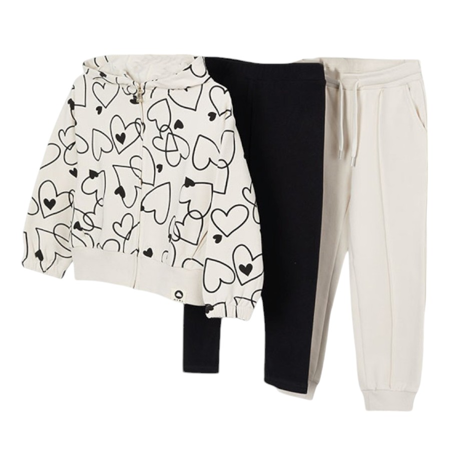 Komplet dziecięcy dla dziewczynki (bluza legginsy spodnie) Mayoral