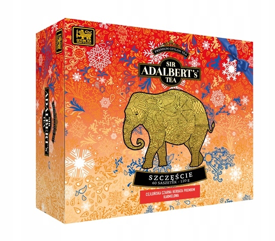 Levně Adalbert’s Tea – Zimní emoce Štěstí 60 sáčků – Čaj černý