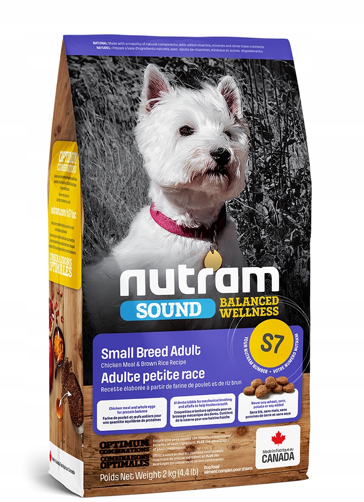 Levně Nutram S7 Sound Adult Small Breed 2 kg Holistická dospělá plemena malých psů