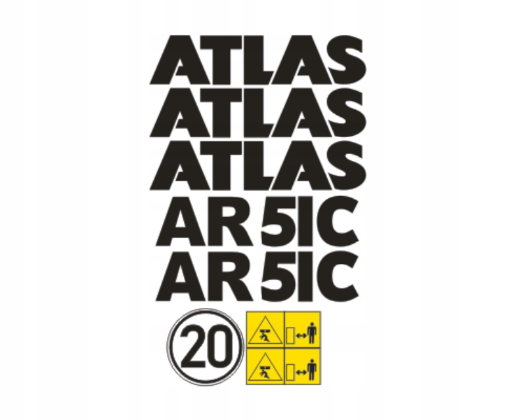 Samolepky Atlas Ar 51C