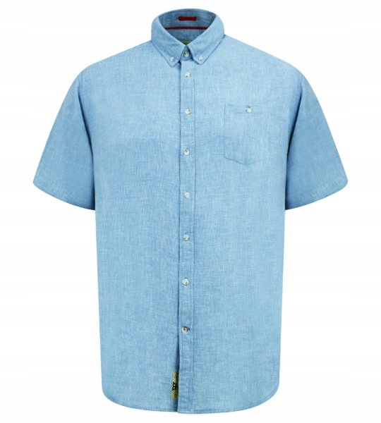 Velká pánská košile s krátkým rukávem, velké velikosti Duke D555 5XL