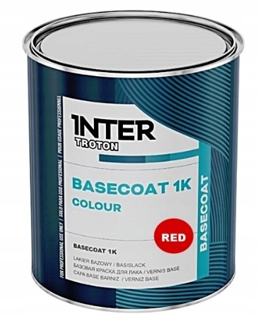 Inter Troton Farba Lakier bazowy w puszce kolor czerwony 1L