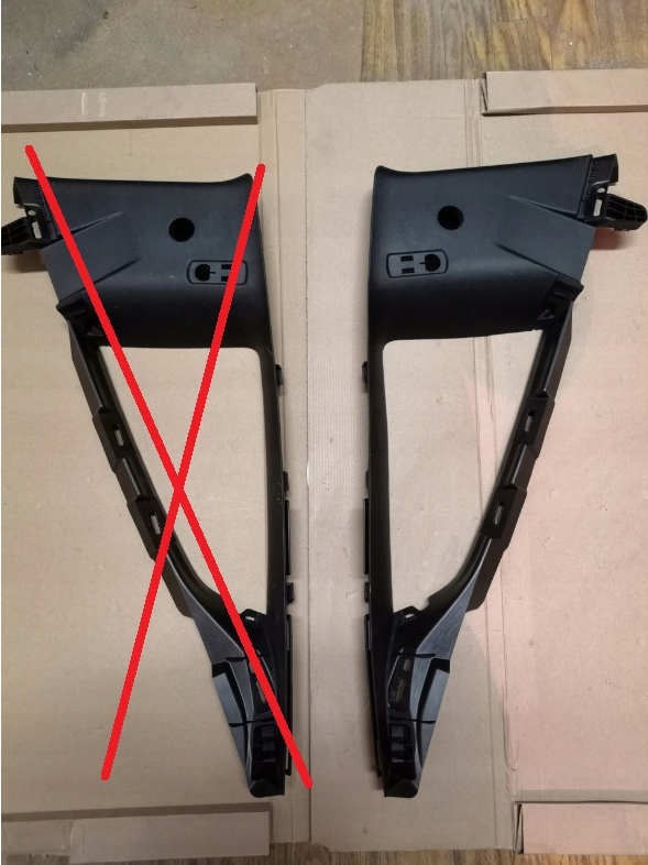 FORD MUSTANG VI 6 POSZYCIE OSŁONA NAKŁADKA SŁUPKA