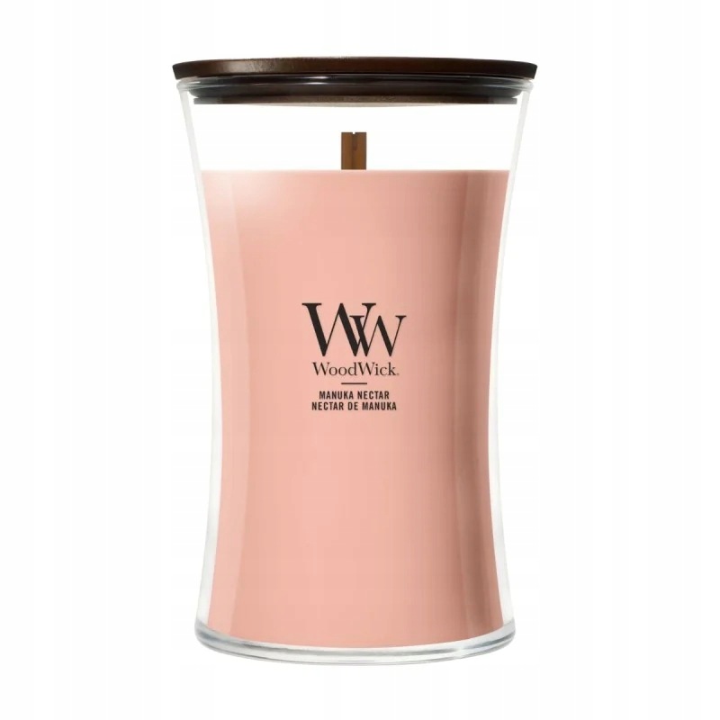 WoodWick velká svíčka Manuka Nectar dřevěný knot