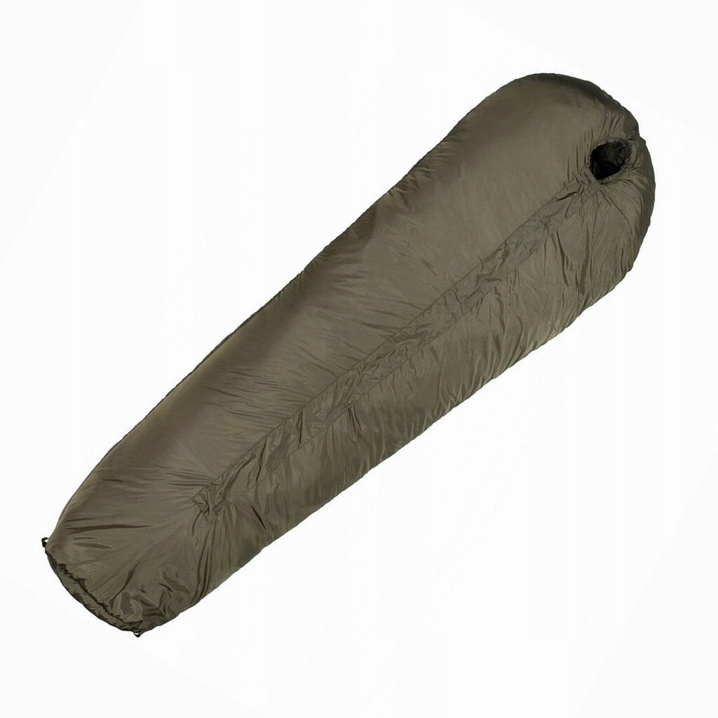Turistický kempingový spací pytel mumie Mfh Mummy 3 Seasons Olive