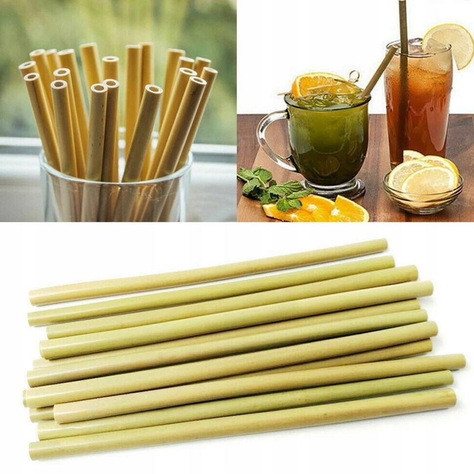 Bambusowa słomka wielokrotnego użytku Materiał bambus