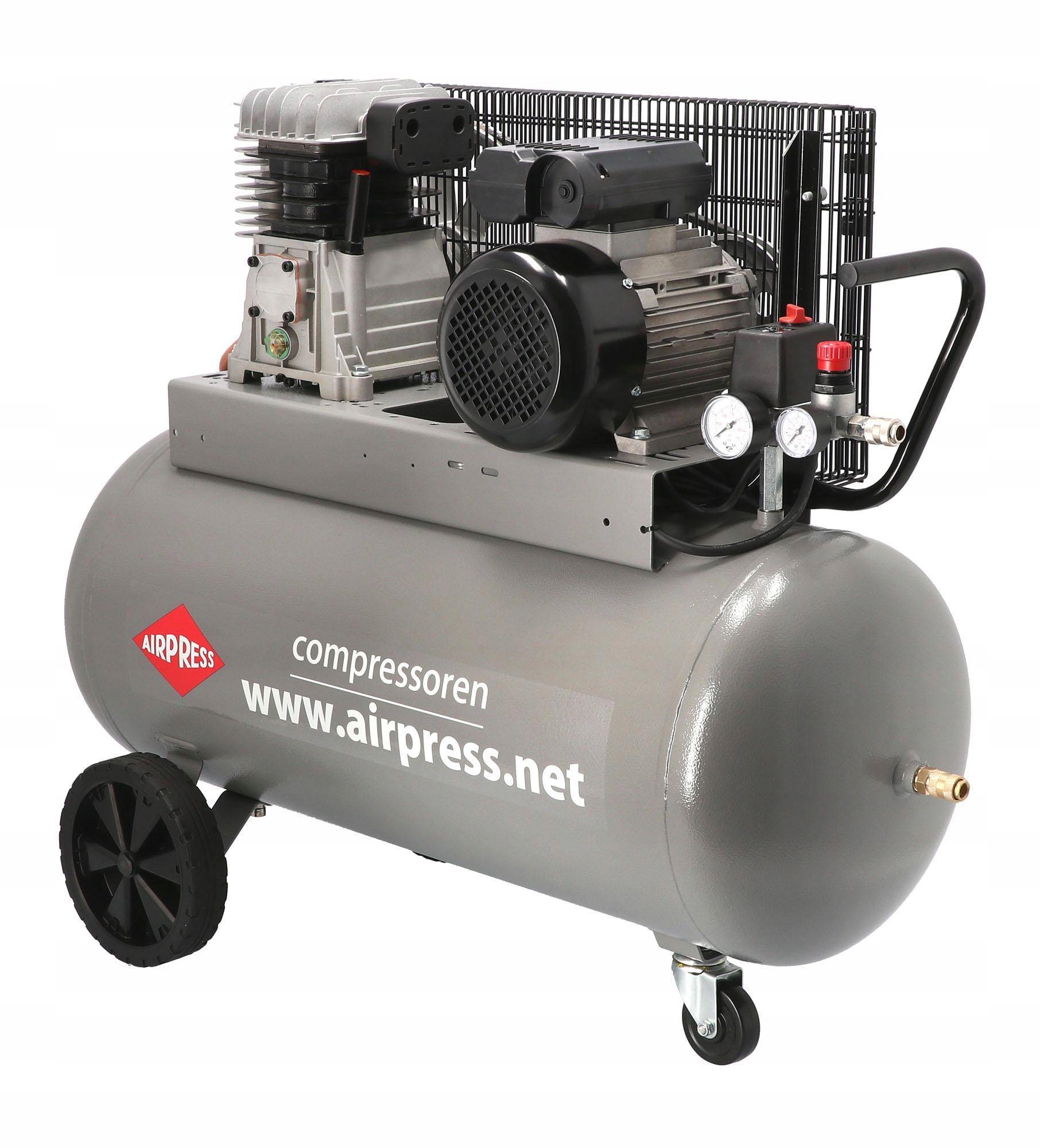 AIRPRESS SPRĘŻARKA TŁOKOWA HL375-100 375L/MIN 100L Typ kompresor olejowy