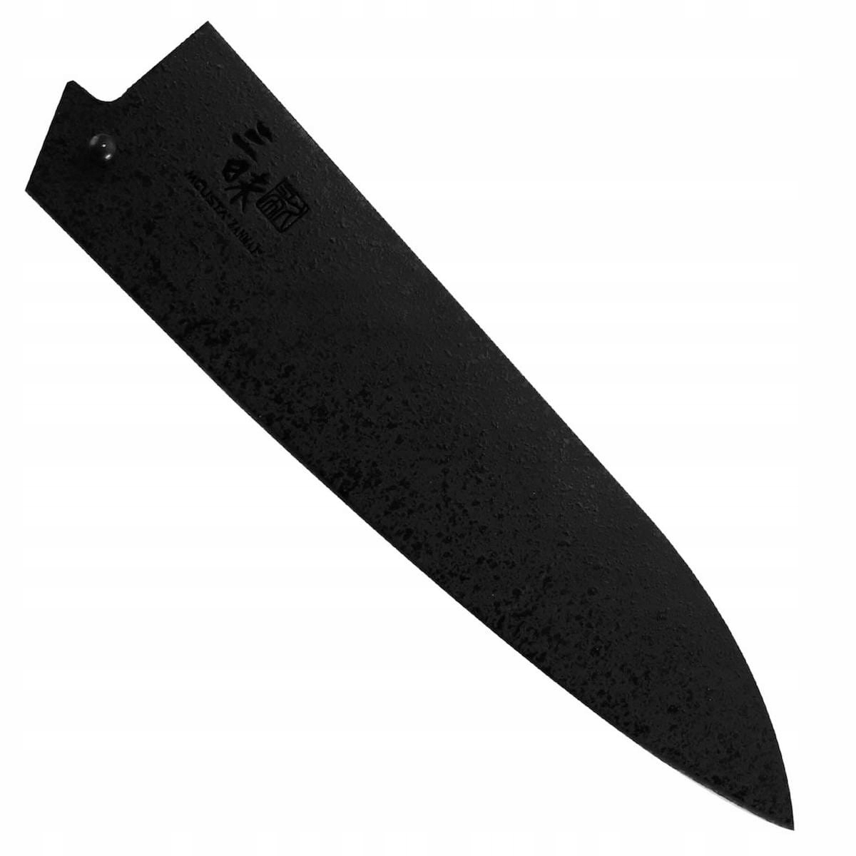 Mcusta Zanmai Japonská z dreva Saya Black Chránič noža šéfkuchára 18 cm