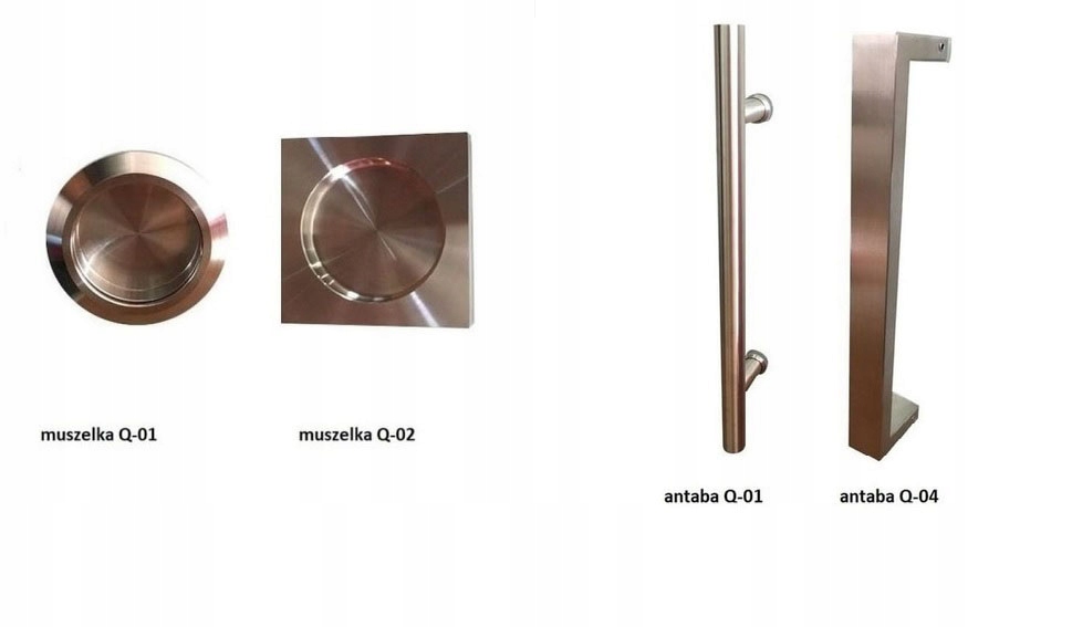 DRZWI SZKLANE W KASECIE BEZOŚCIEŻNICOWEJ ESTIMA Szerokość drzwi 105 cm