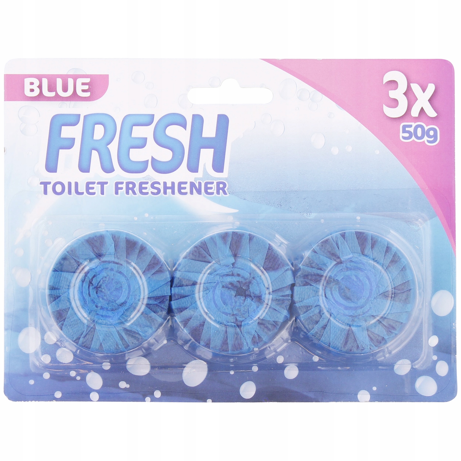 

Krążki barwiące do Wc na niebiesko 3 x 50g