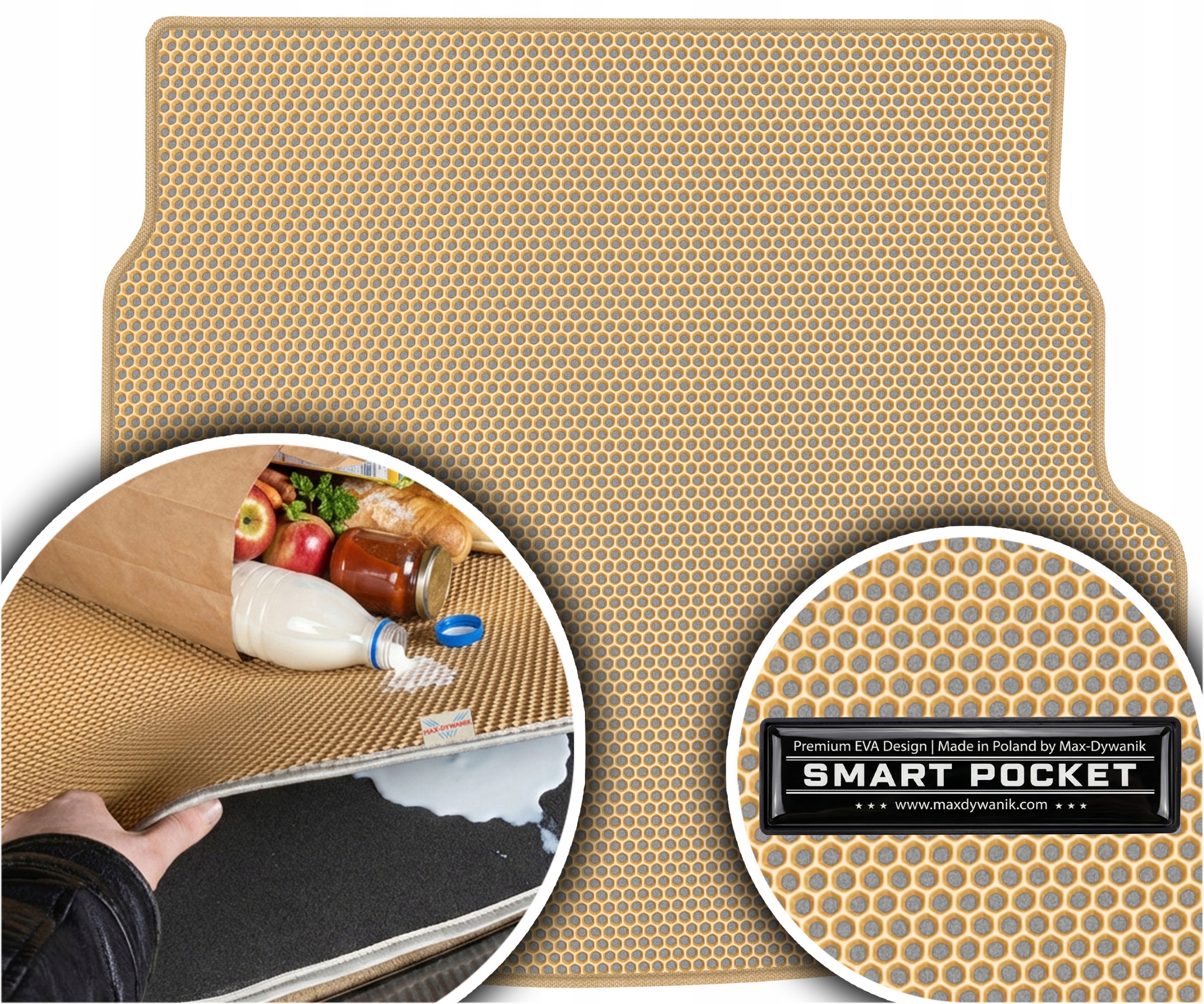 Mazda 6 II Kombi 2007-2012 Vložka do batožinového priestoru Eva Smart Pocket Béžová